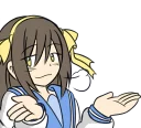Sticker from Haruhi Suzumiya