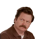 Sticker from Ron Swanson