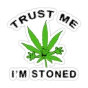 Sticker from Ganja friend