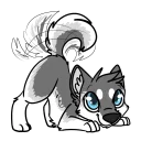 Sticker from SolFur Husky