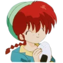😌 emoji Ranma Telegram sticker 20 of 21