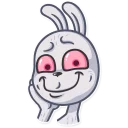 😅 emoji Not Your Bunny Telegram sticker 18 of 30