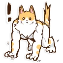 ❗ emoji Chiffon the Cat (International) Telegram sticker 14 of 40