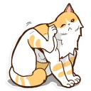 🐱 emoji Chiffon the Cat (International) Telegram sticker 24 of 40