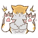 😈 emoji Chiffon the Cat (International) Telegram sticker 12 of 40