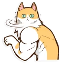 😐 emoji Chiffon the Cat (International) Telegram sticker 11 of 40