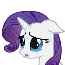 😞 emoji Rarity Telegram sticker 20 of 67