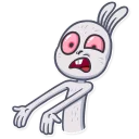 😟 emoji Not Your Bunny Telegram sticker 11 of 30