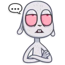 🙄 emoji Not Your Bunny Telegram sticker 8 of 30