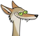 😊 emoji Majestic Coyote Telegram sticker 5 of 21