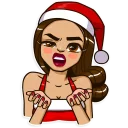😾 emoji Santa Claudia Telegram sticker 14 of 20