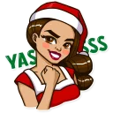 ✊ emoji Santa Claudia Telegram sticker 10 of 20