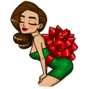 🎁 emoji Santa Claudia Telegram sticker 8 of 20