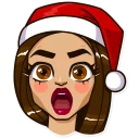 😨 emoji Santa Claudia Telegram sticker 5 of 20
