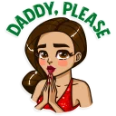🙏 emoji Santa Claudia Telegram sticker 17 of 20