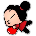 😘 emoji Pucca Telegram sticker 16 of 20