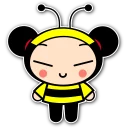 🐝 emoji Pucca Telegram sticker 12 of 20