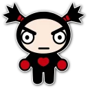 😑 emoji Pucca Telegram sticker 6 of 20