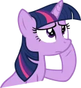 😒 emoji Twilight Sparkle Telegram sticker 23 of 47