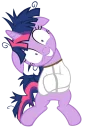 😵 emoji Twilight Sparkle Telegram sticker 19 of 47