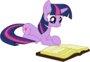 📗 emoji Twilight Sparkle Telegram sticker 14 of 47