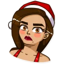 😳 emoji Santa Claudia Telegram sticker 20 of 20