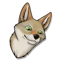 😐 emoji Majestic Coyote Telegram sticker 12 of 21