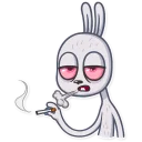 🚬 emoji Not Your Bunny Telegram sticker 17 of 30
