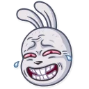 😂 emoji Not Your Bunny Telegram sticker 1 of 30
