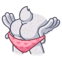 👙 emoji Not Your Bunny Telegram sticker 23 of 30