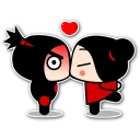 💏 emoji Pucca Telegram sticker 19 of 20