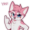 👍 emoji Kiba Telegram sticker 12 of 99