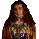 😷 emoji Scream Queens Telegram sticker 5 of 23