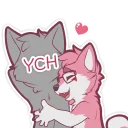 ❤ emoji Kiba Telegram sticker 19 of 99