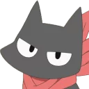 😾 emoji nichijou Telegram sticker 6 of 13