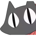 😻 emoji nichijou Telegram sticker 7 of 13