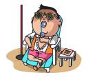 🍹 emoji PSY Telegram sticker 7 of 40