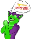 🍔 emoji Nacho Husky Telegram sticker 6 of 12