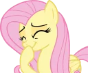 😋 emoji Fluttershy Telegram sticker 8 of 41