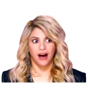😨 emoji Shakira Stickers Telegram sticker 5 of 13