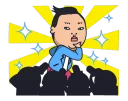 🤔 emoji PSY Telegram sticker 9 of 40