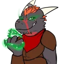 🎋 emoji Arix Crim - Kobold @Ra_Zim Telegram sticker 14 of 41