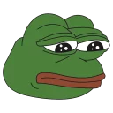 😕 emoji Rare Pepes Telegram sticker 5 of 14