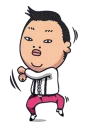 💃 emoji PSY Telegram sticker 1 of 40