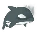 😰 emoji Orca & Dolphin Telegram sticker 20 of 40