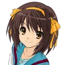 😊 emoji Haruhi Suzumiya Telegram sticker 9 of 17