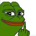 👆 emoji Rare Pepes Telegram sticker 14 of 14