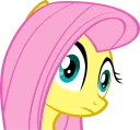 😳 emoji Fluttershy Telegram sticker 16 of 41