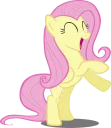 😍 emoji Fluttershy Telegram sticker 6 of 41