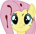 😈 emoji Fluttershy Telegram sticker 17 of 41